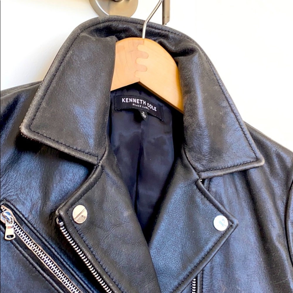 Kenneth Cole Black Label Leather Jacket